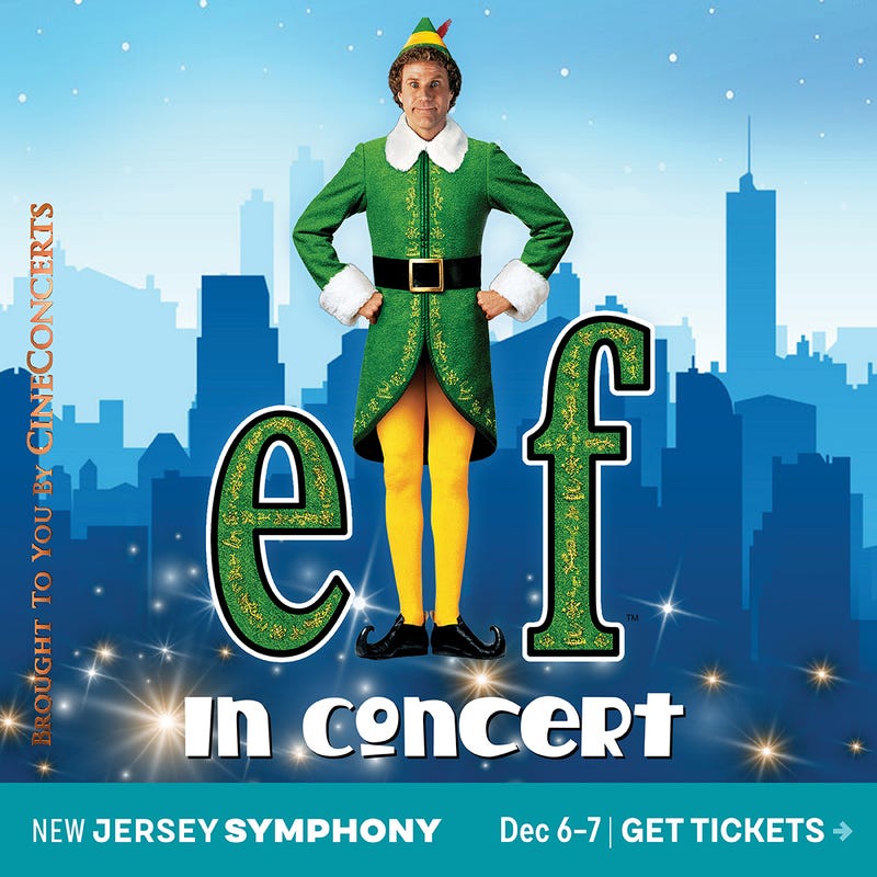 Enter for a Chance to Win Tickets to see New Jersey Symphony presents: Elf In Concert