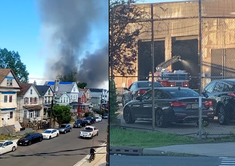 A worker's body has been found a day after a five-alarm fire broke out at a waste management facility in Elizabeth, New Jersey, officials said Wednesday.