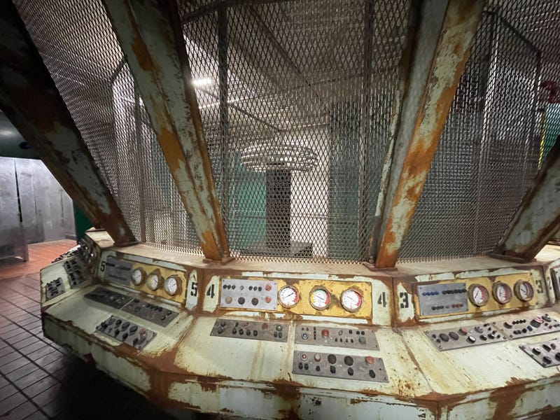 Tesla coil in the basement of Eloise Asylum