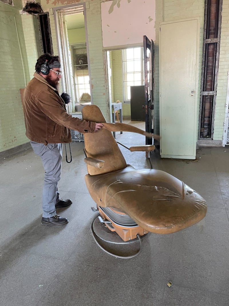 Original dentist chair at Eloise
