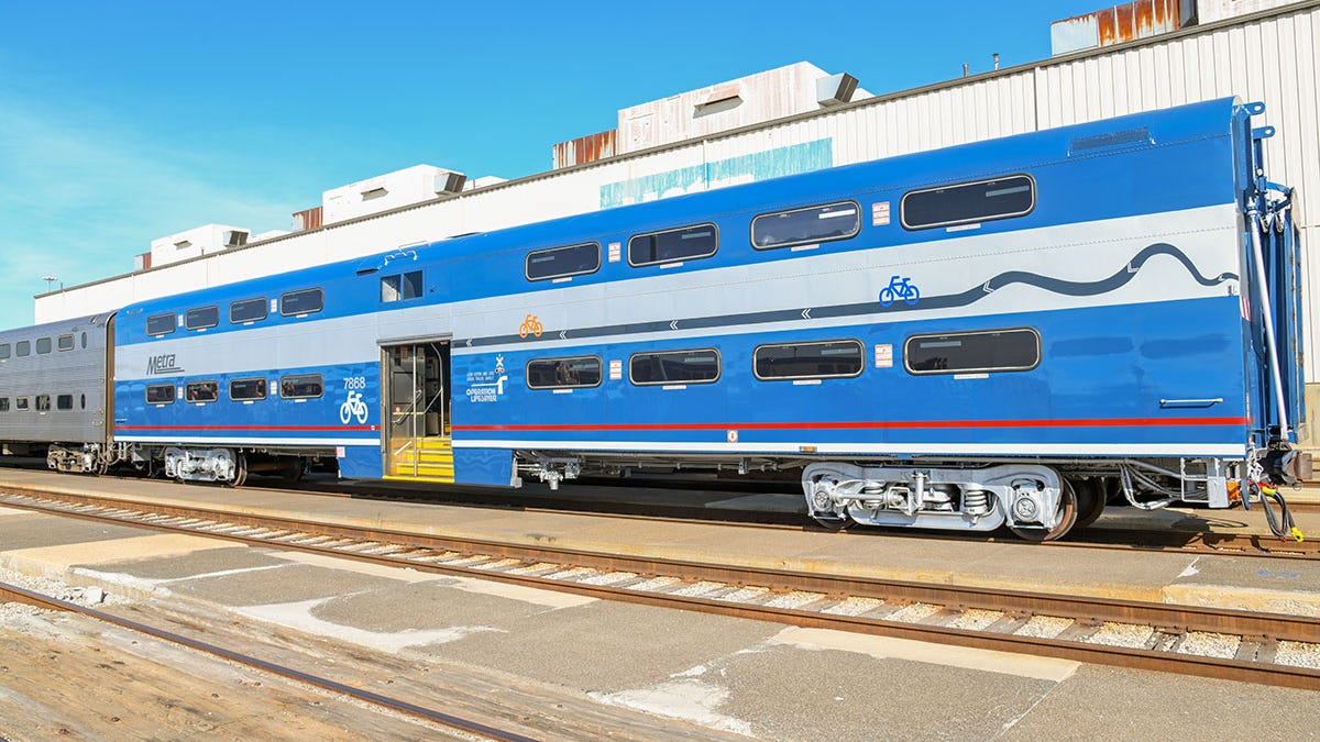 Metra introduces its first bike car, will relax policy and allow bicycles on all trains