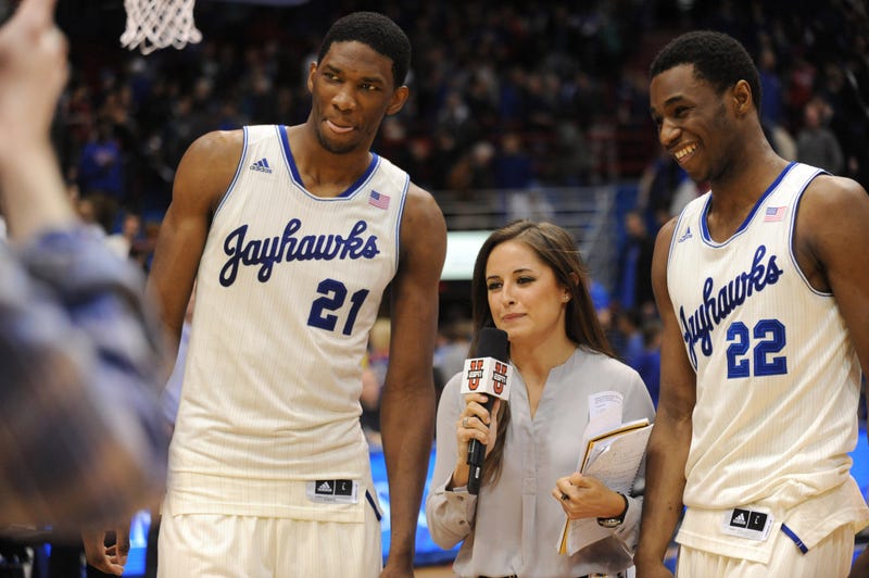 Joel Embiid and Andrew Wiggins