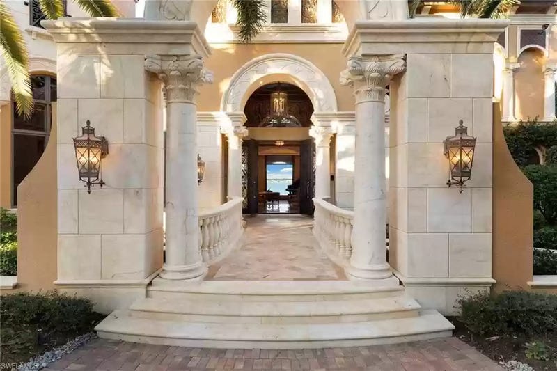 Entryway to Santana's home
