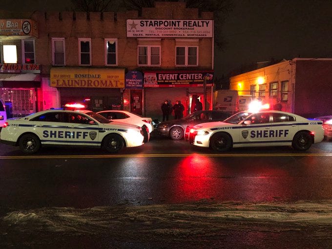 The New York City Sheriff's Office shut down a party with over 160 people in Queens early Sunday.