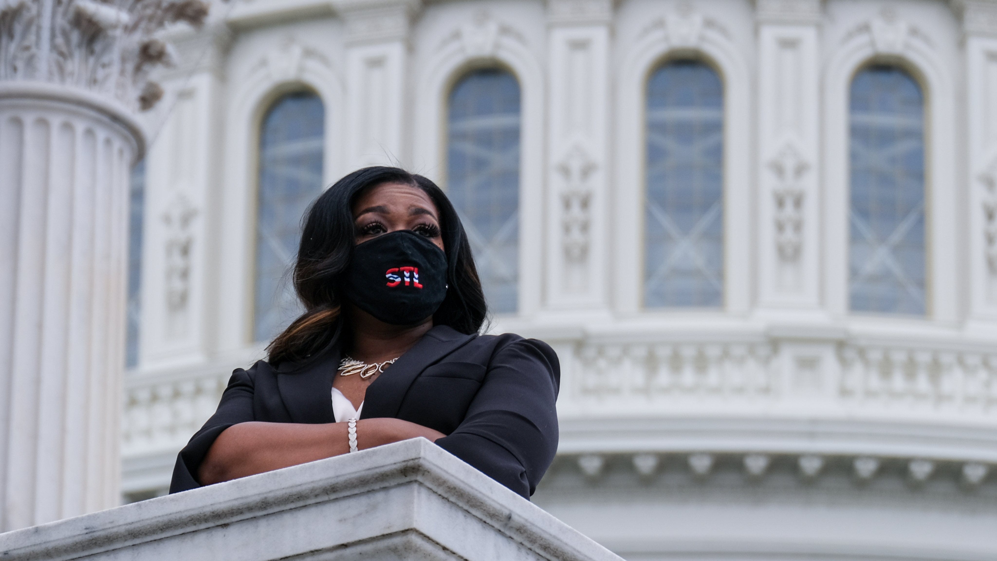 WATCH: Rep. Bush booed after calling for removal of 'white supremacist-in-chief' in first House speech