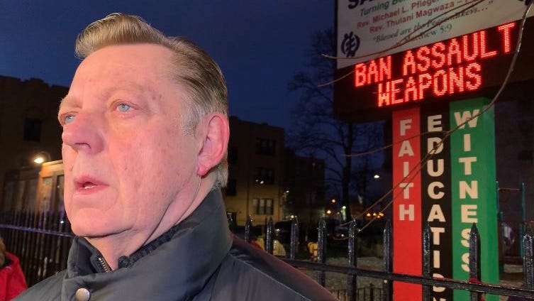 Activists, supporters of Father Pfleger show support outside St. Sabina following sex abuse allegation
