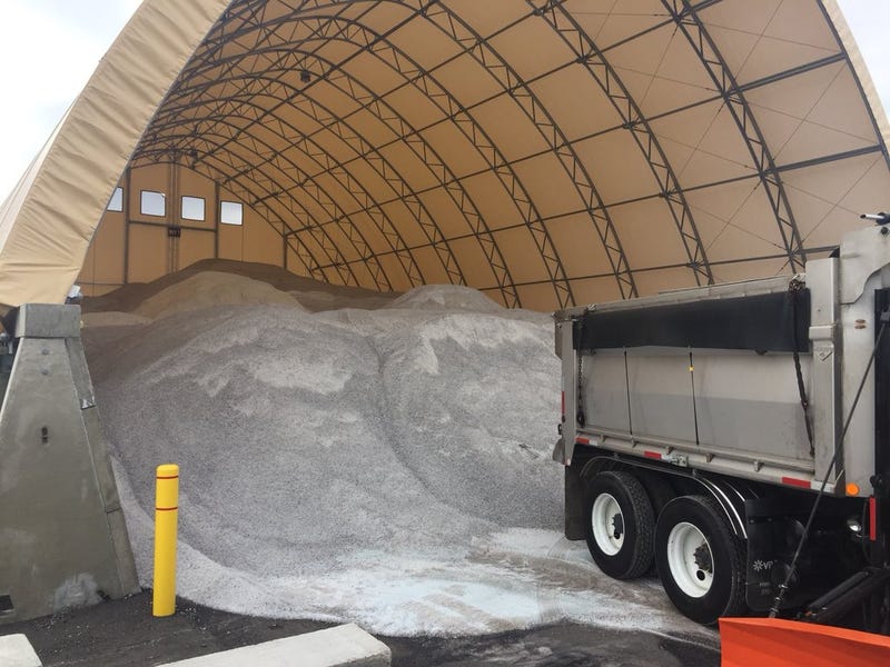 Rock salt barn