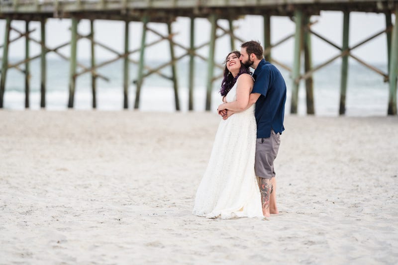 One of the professional photos from Eric and Alanna's wedding