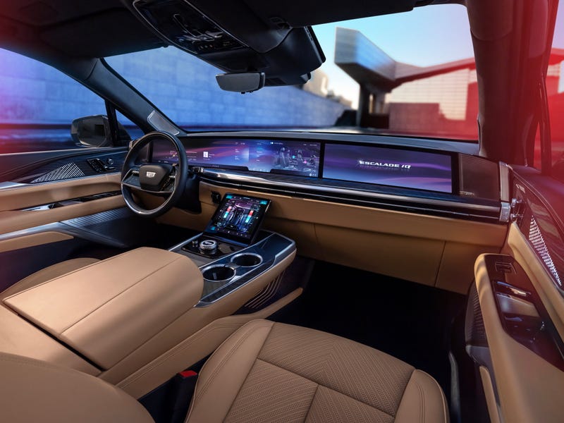 Interior of Escalade IQ