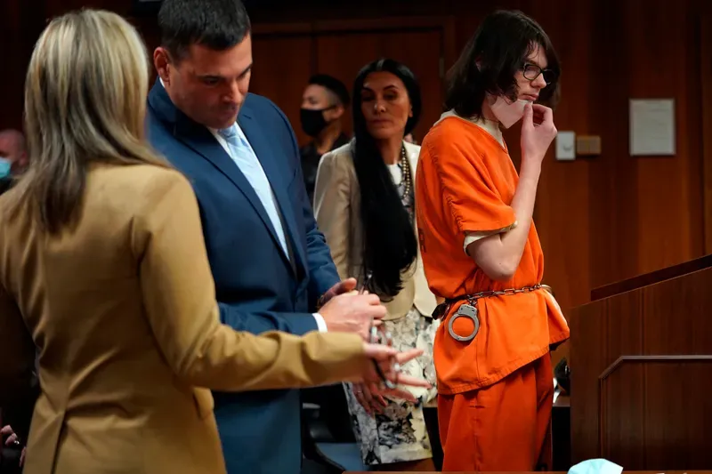 Ethan Crumbley in court