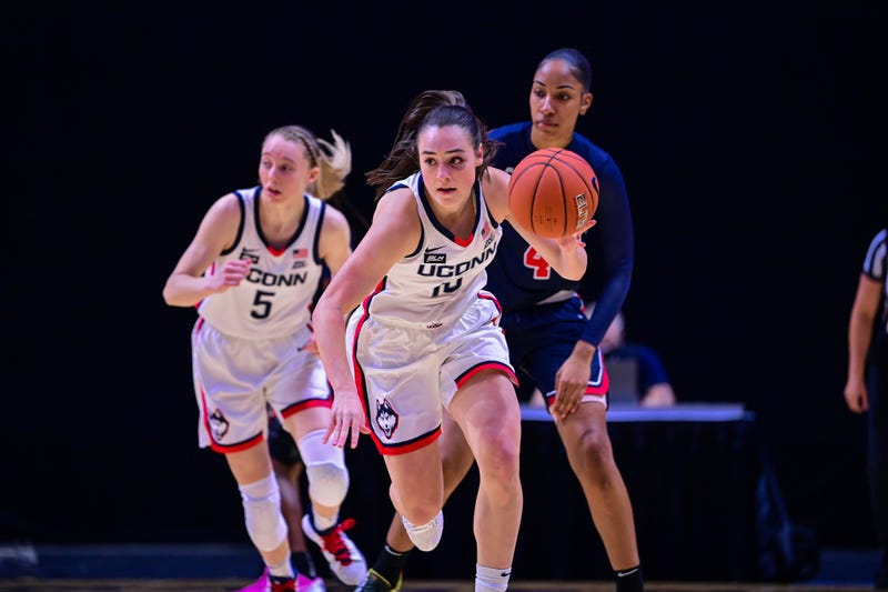 The UConn women battle St. John's in Big East Quarterfinal action on Saturday.
