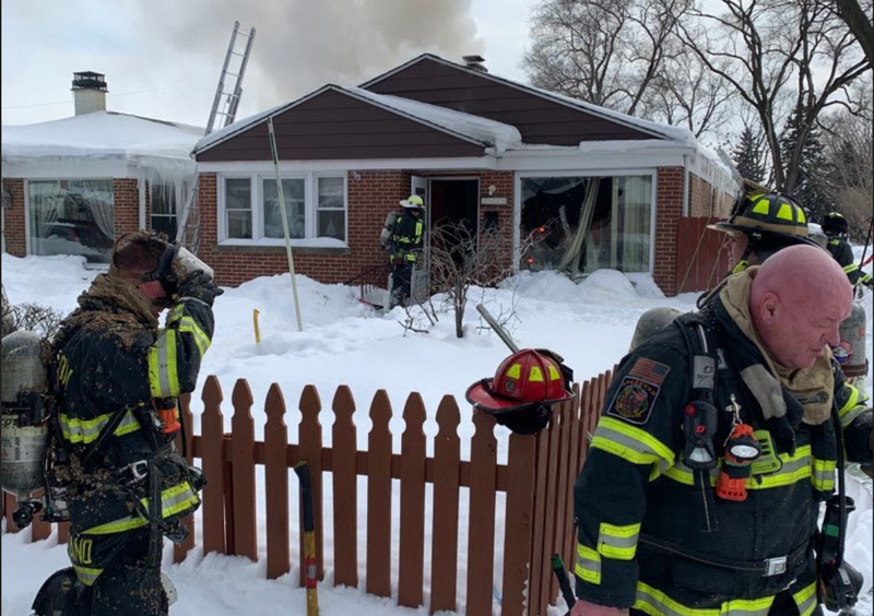 2 displaced in Evanston house fire