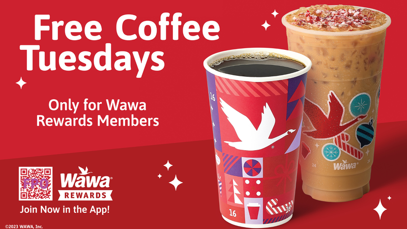 Free Coffee Tuesdays - Only for Wawa Rewards Members