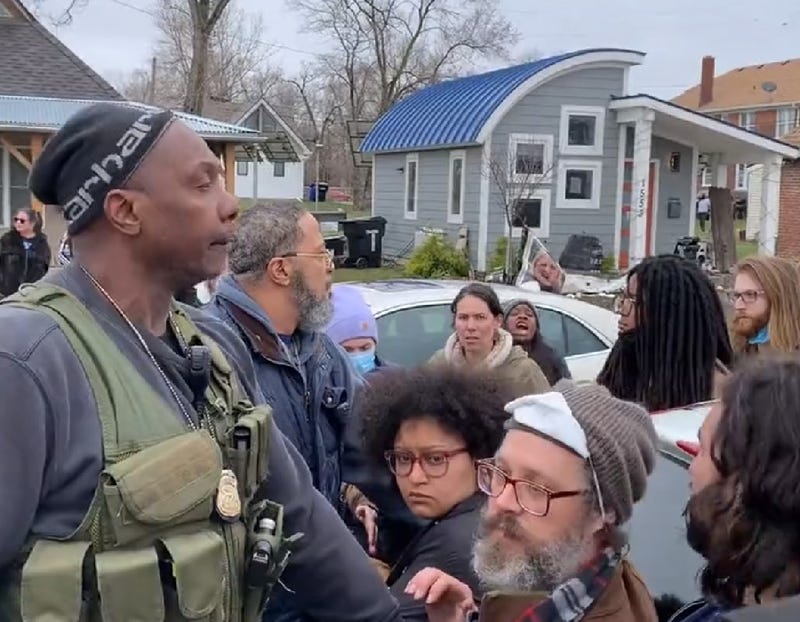 Detroiters protest eviction
