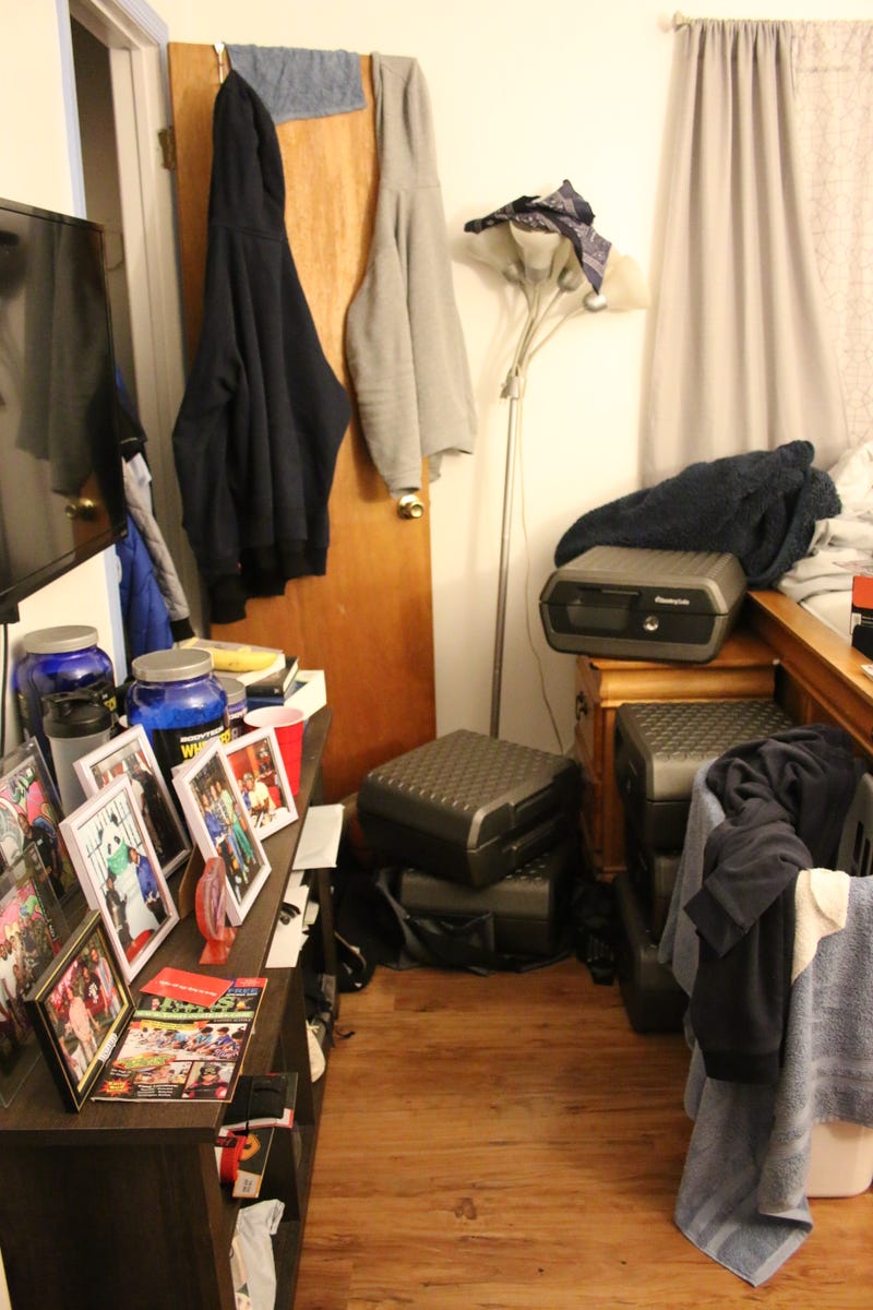 The defendant's home at 71 Wilson in Medford was searching by police on Nov. 2 after a search warrant was acquired.