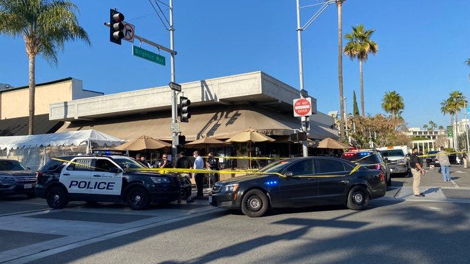 1 person shot in robbery attempt at Il Pastaio restaurant in Beverly Hills