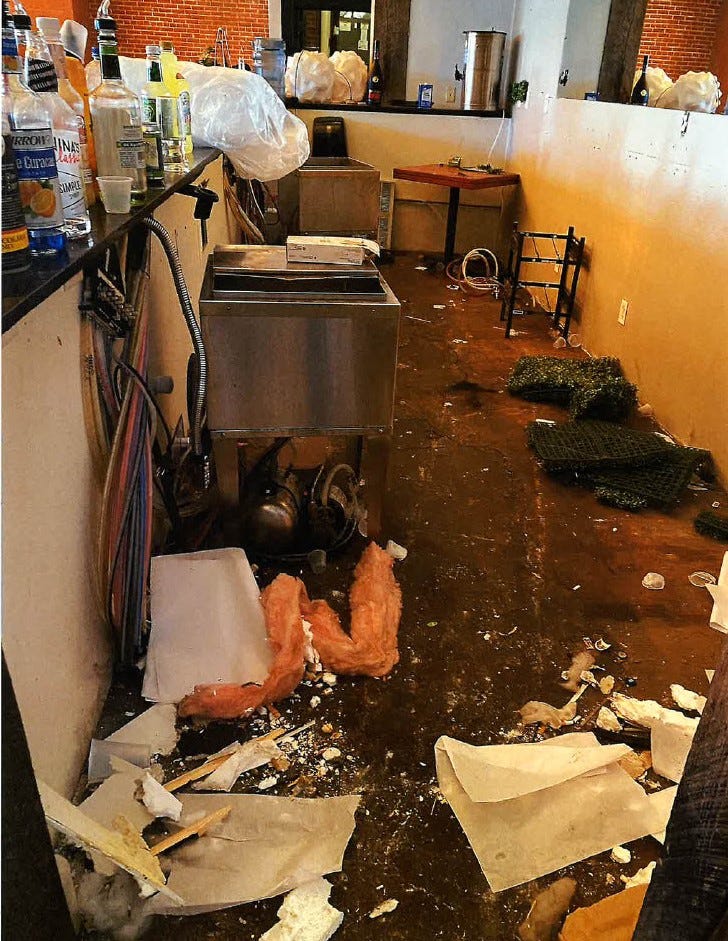 Alleged damage at Reign Nightclub space in lawsuit filing