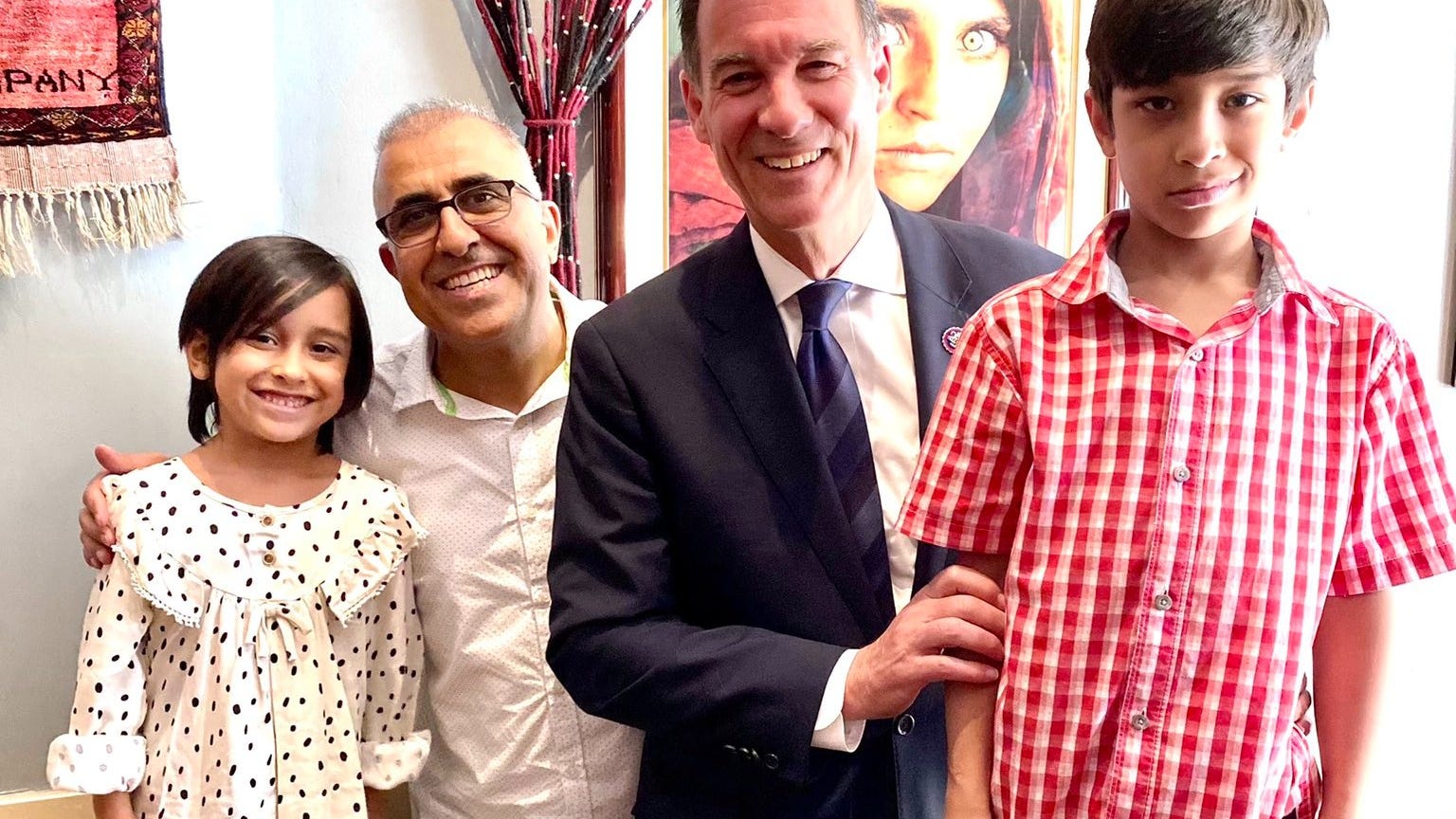 NYC restaurant owner thanks LI pol who helped get his wife, 3 kids out of Afghanistan
