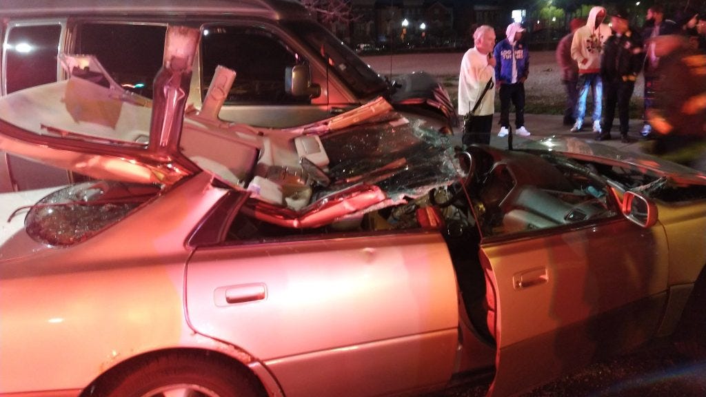 Woman killed, 3 other people hurt in West Town crash
