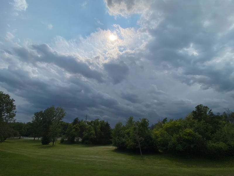 Thousands of Metro Detroiters are in the dark early Wednesday morning after a round of quick-hitting severe weather struck the area the day before -- and the threat of storms isn't over yet.