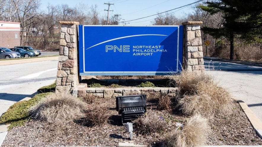 Small plane overturns during landing at Northeast Philadelphia Airport