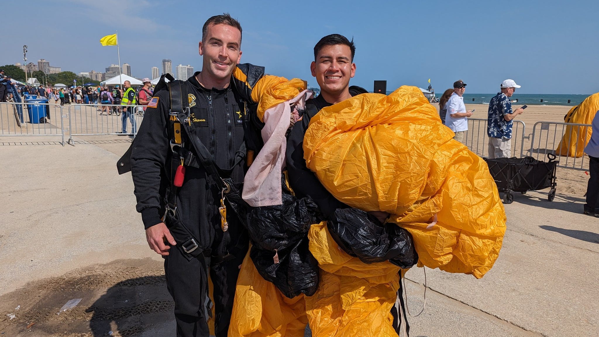 U.S. Army Golden Knights kick off Chicago Air and Water Show practice