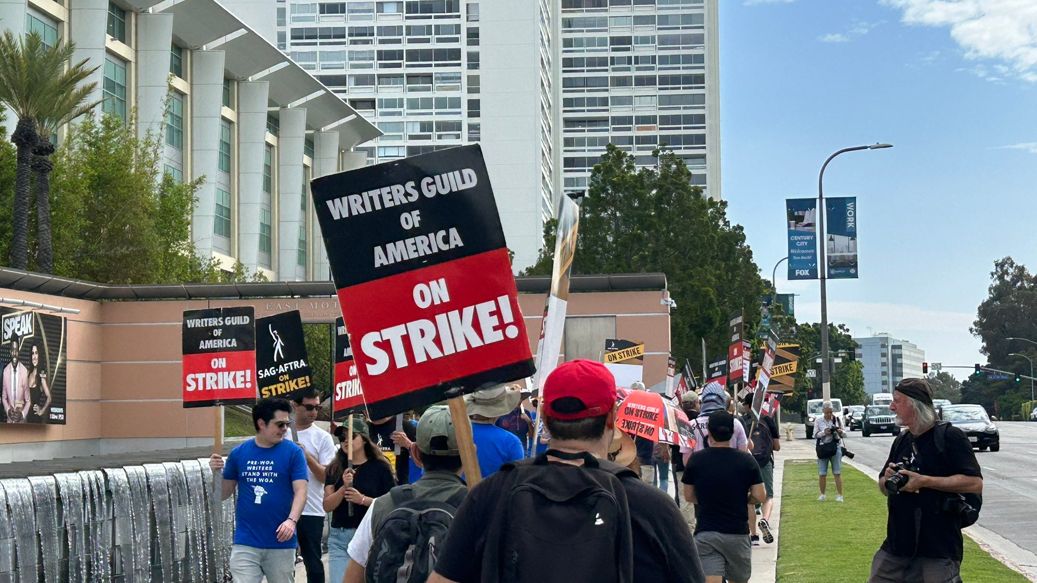 Hollywood writers reach 100 days on picket lines