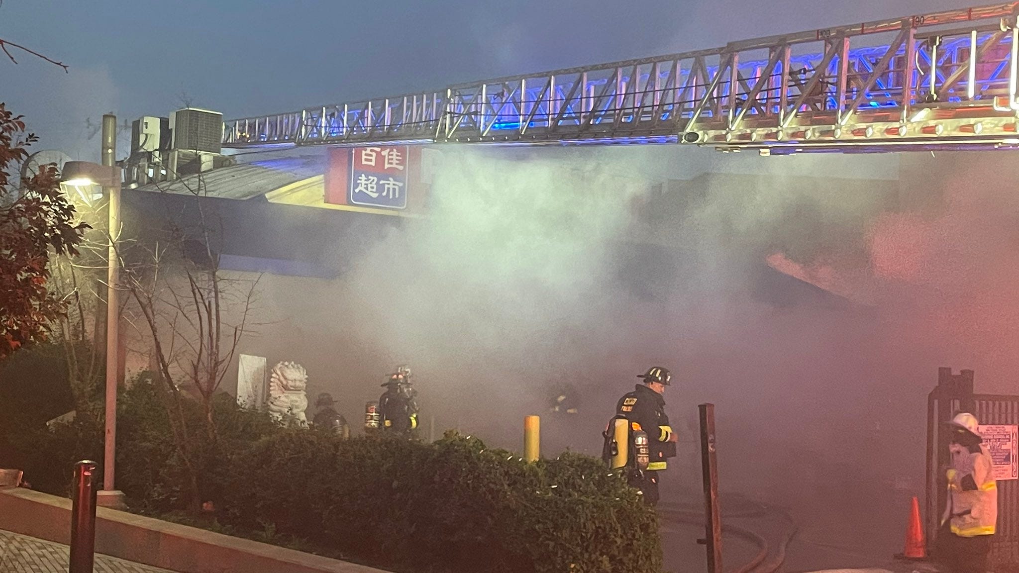 CFD deal with 'grueling' conditions while combatting fire at Chinatown grocery store