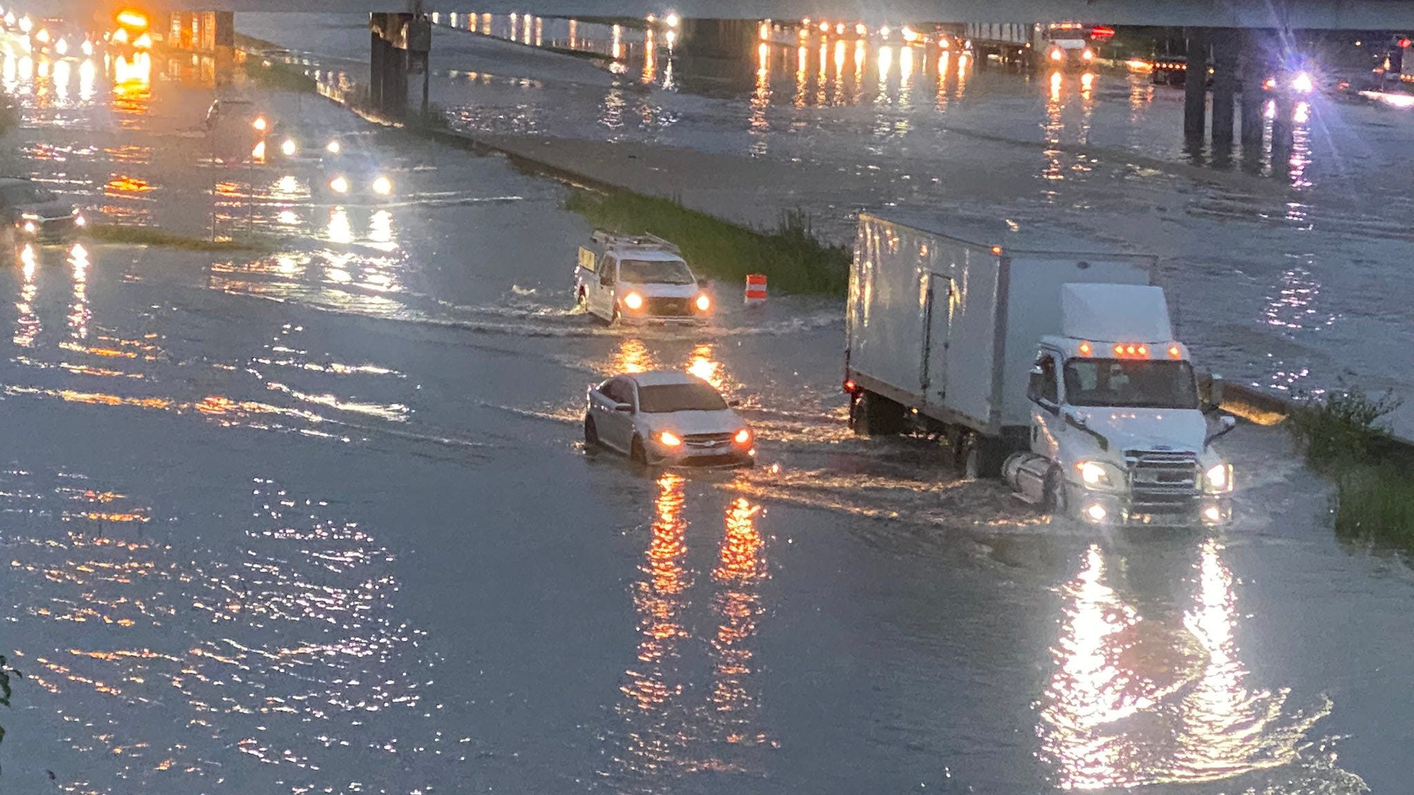 Flash Flood Warning in effect for several areas across Metro Detroit on Thursday with excessive heat on the way