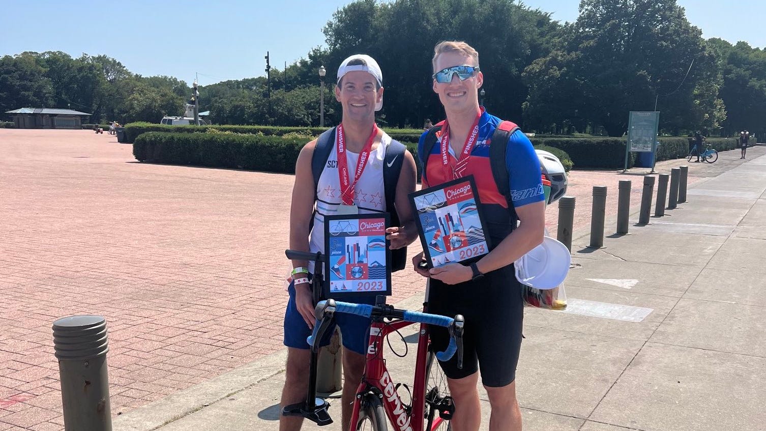 Chicago triathletes make the best out of downgraded duathlon: 'It was a good day'