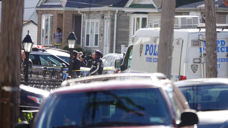 Two victims were found in the basement and a third was found on the second floor, police said