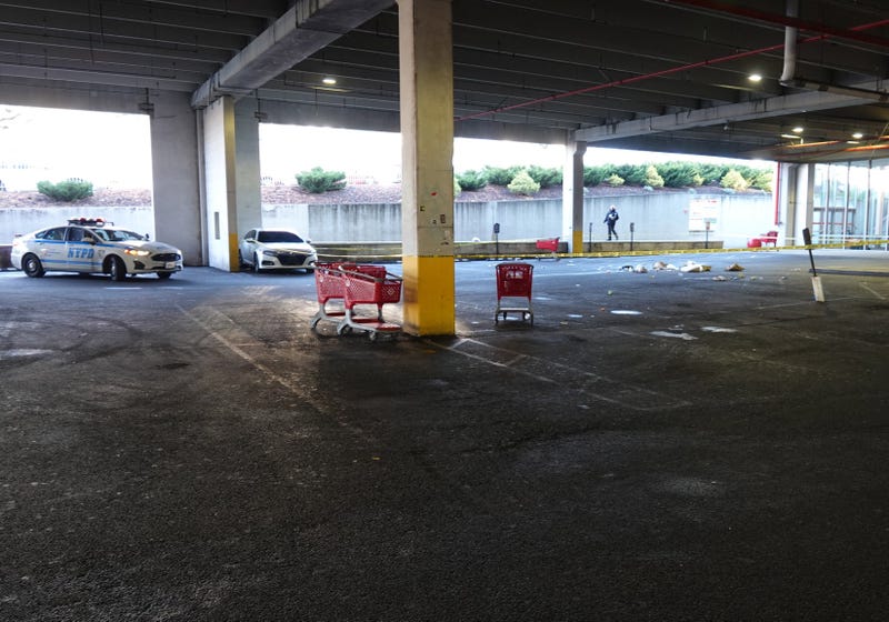 The victim was shot at the parking garage outside Target at 815 Hutchinson River Parkway