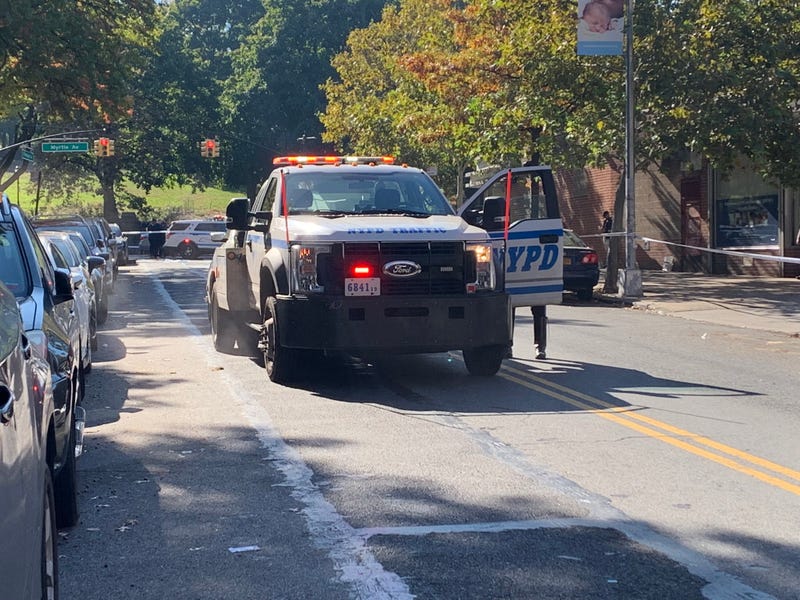 The NYPD tow truck struck the boy at Myrtle and North Portland avenues in Fort Greene just before 8 a.m. Thursday