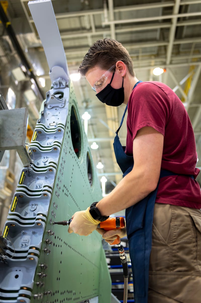 F/A-18 production floor