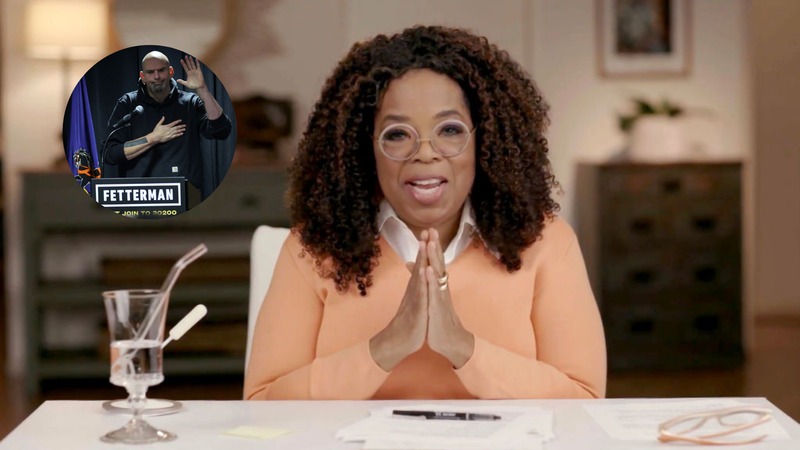 Oprah delivers November surprise, endorses Fetterman over Oz