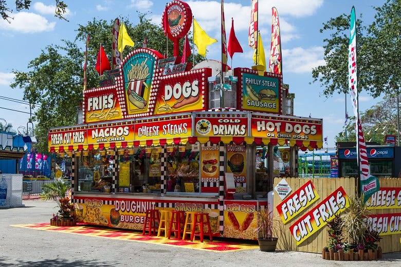 french fry stand