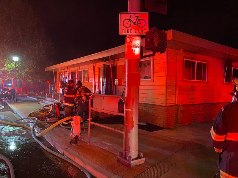 A fire broke out Sunday morning at an assisted living facility in Alameda County.