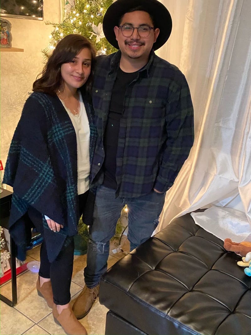 Raymond with Maria