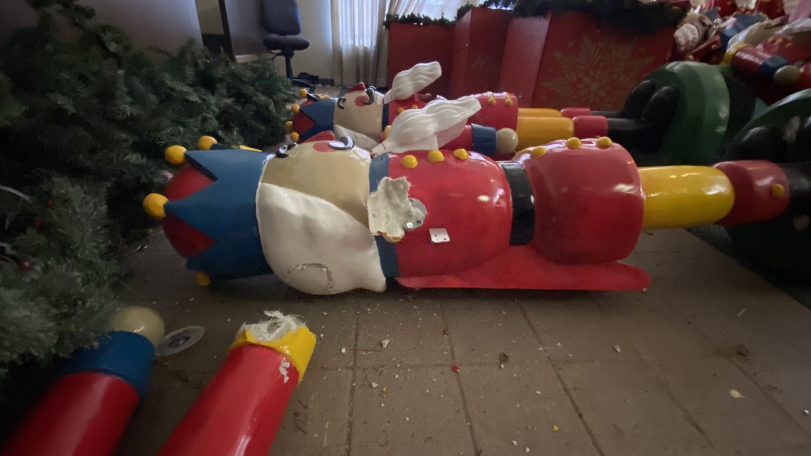 PHOTOS: East Bay Grinch destroys $15K giant nutcrackers