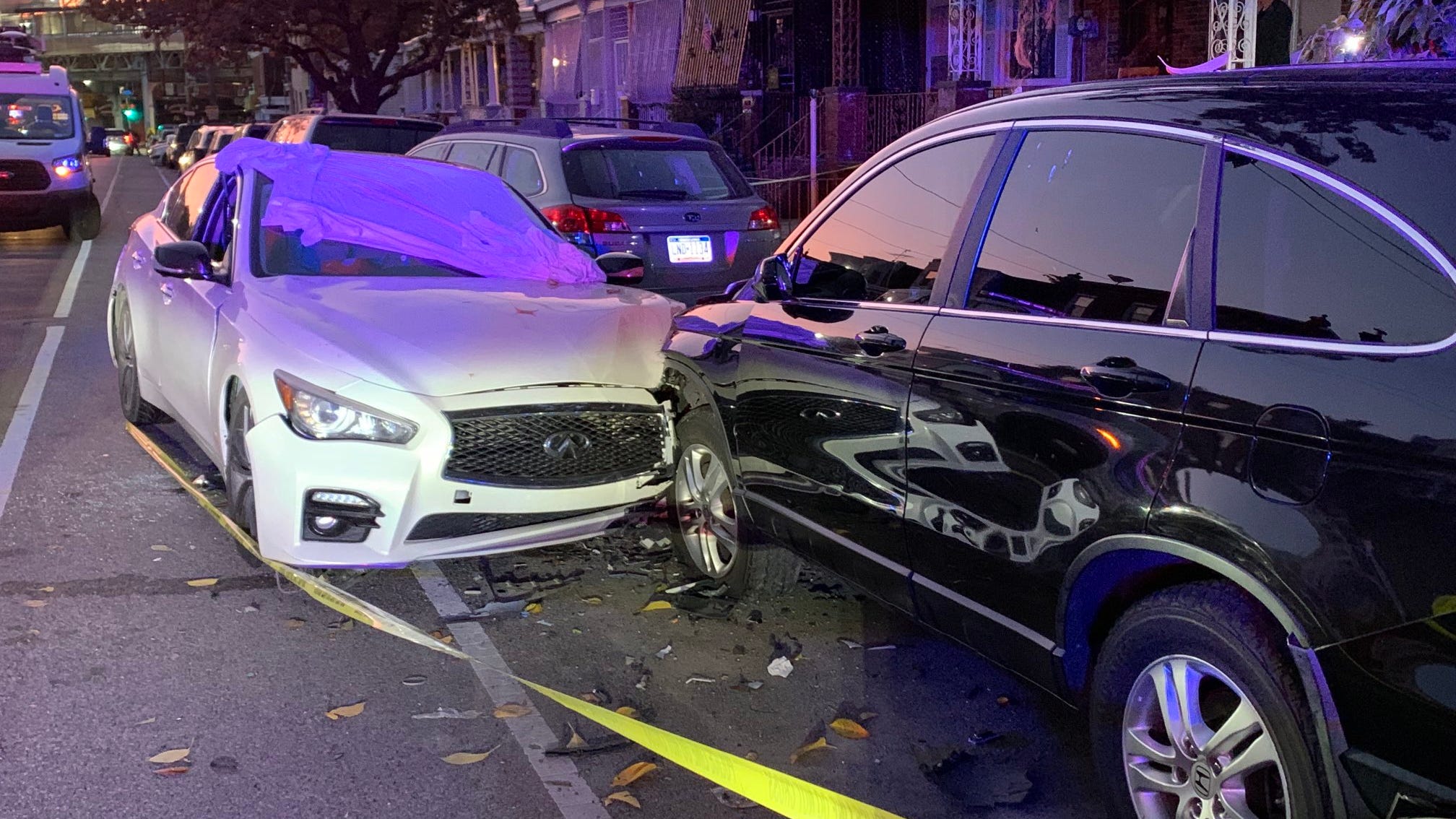 Police: Man who crashed into parked cars in Harrowgate was shot, killed