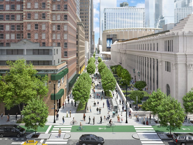 Outside of Penn rendering