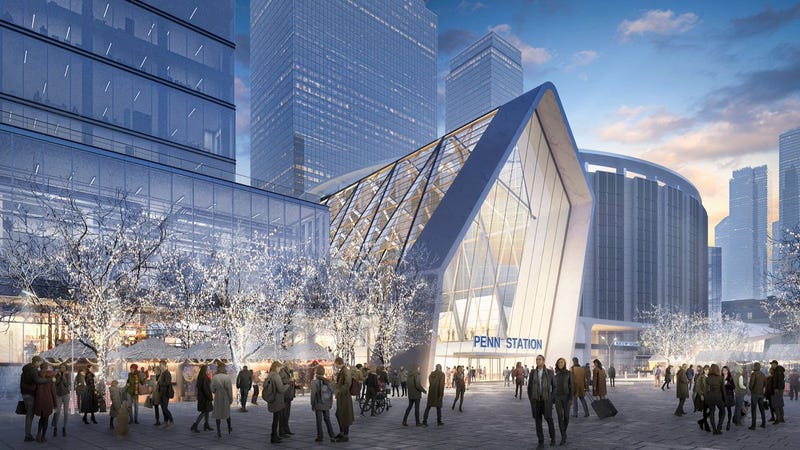North of Penn at 33rd Street, which Hochul envisions as a"major pedestrian-friendly corridor."