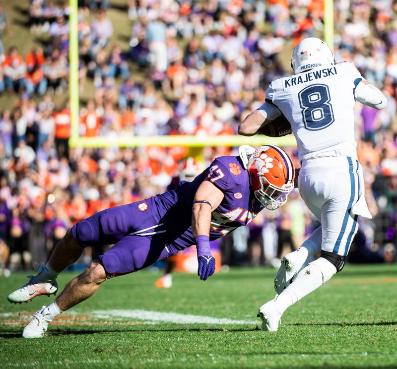UConn took on Clemson Saturday.