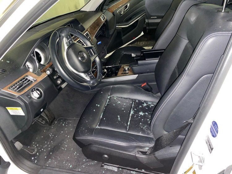A Bay Area woman was terrorized last weekend when a burglar found her house after breaking into her car.
