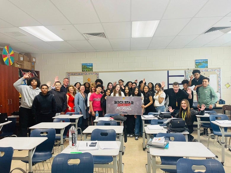 Ms. Feola's 8th grade class