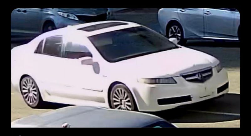 This is the vehicle believed to have been involved in the robbery/homicide involving former Officer Nishita.