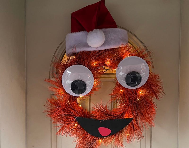 Gritty Christmas wreath