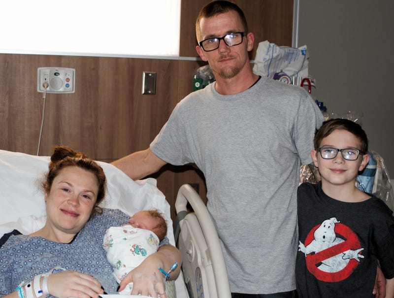 Baby boy Christopher Moore and family