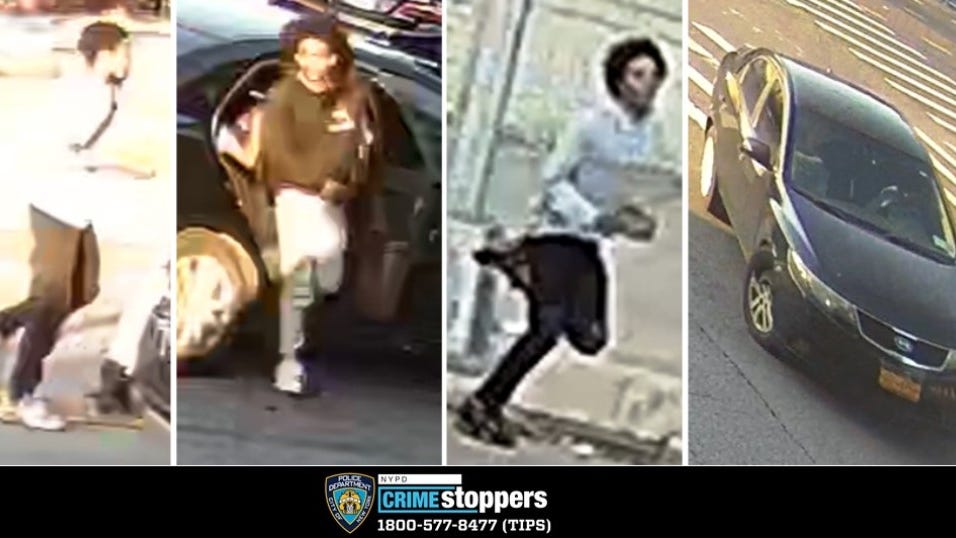VIDEO: Bronx crooks ram pedestrian with car, rob him while he's unconscious