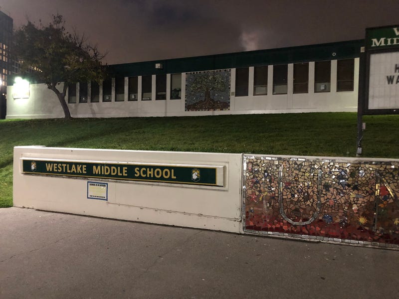 Westlake Middle School in Oakland is one of a number a schools' with students boycotting classes on Tuesday.
